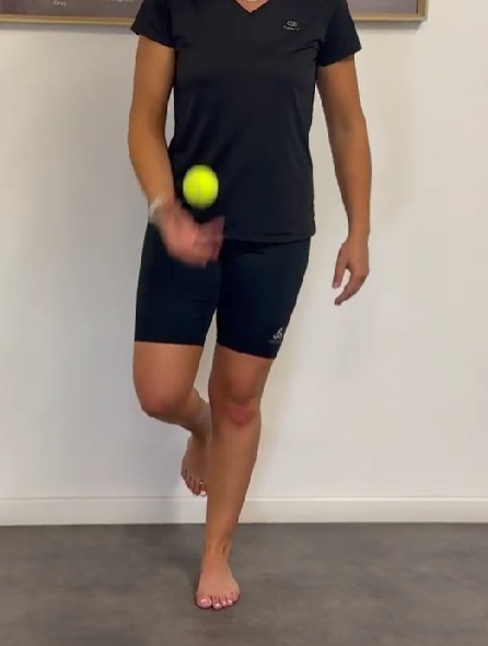 Proprioception double tache